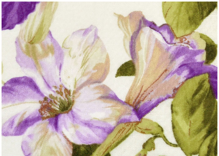Lampshade Fleurs de Lys - Violet
