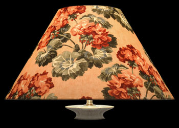 Lampshades Geraniums