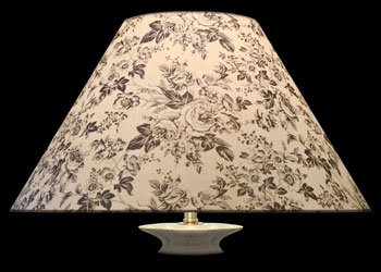 Lampshades Gray Florals