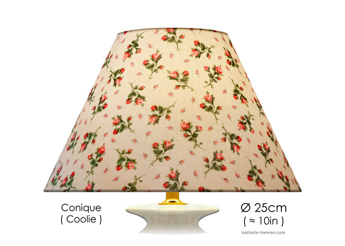 Lampshade Boutons de Rose