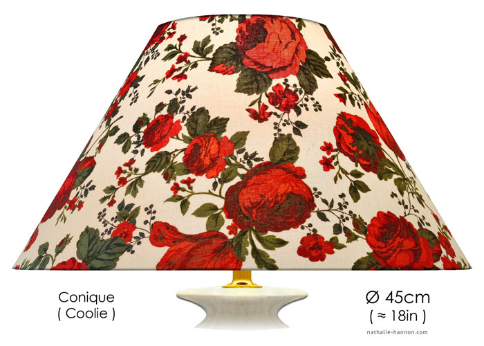 Lampshade Holiday Roses