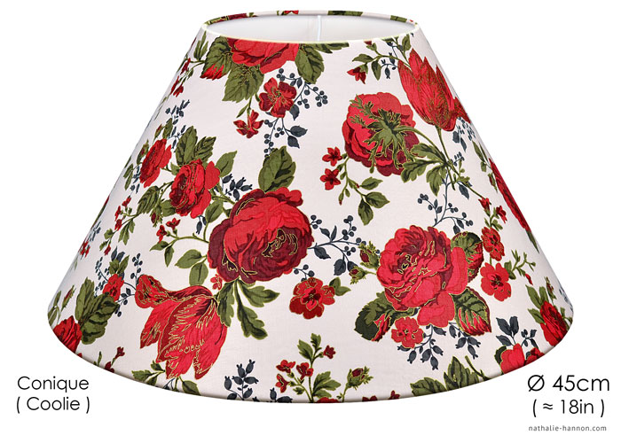 Lampshade Holiday Roses