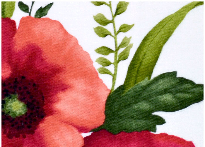Lampshade Poppy Bouquet