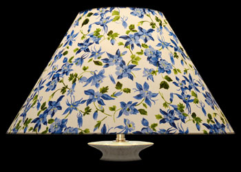 Lampshades Ancolies Bleu