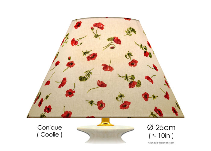 Lampshade Petits Coquelicots