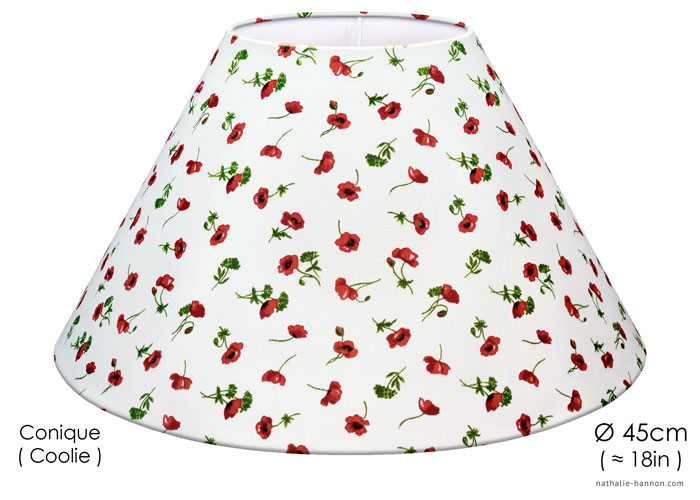 Lampshade Petits Coquelicots