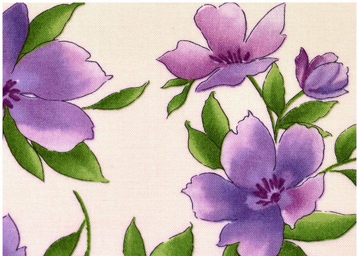 Abat-jour Floral Blooms - Purple