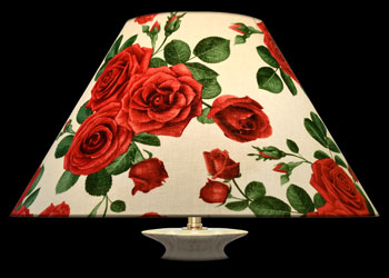 Lampshades Elegant Red Roses