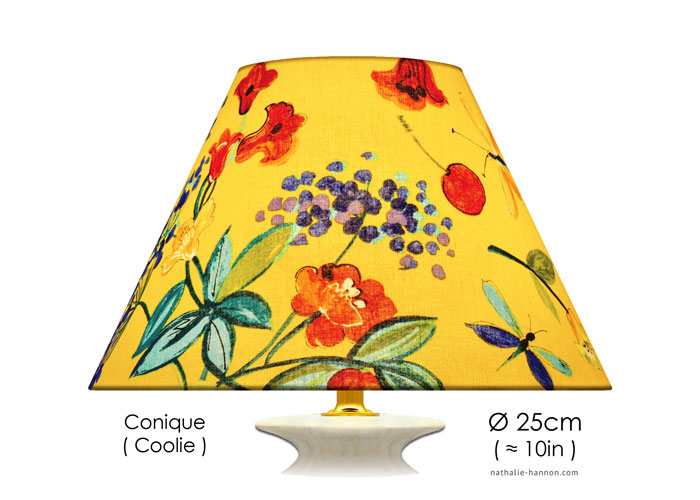 Lampshade Pop Art Flowers