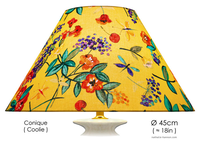 Lampshade Pop Art Flowers