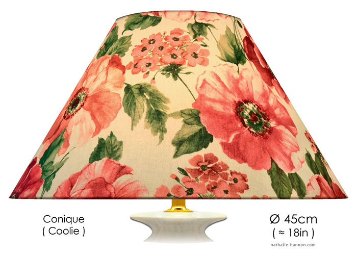 Lampshade Floral Garden Blooms