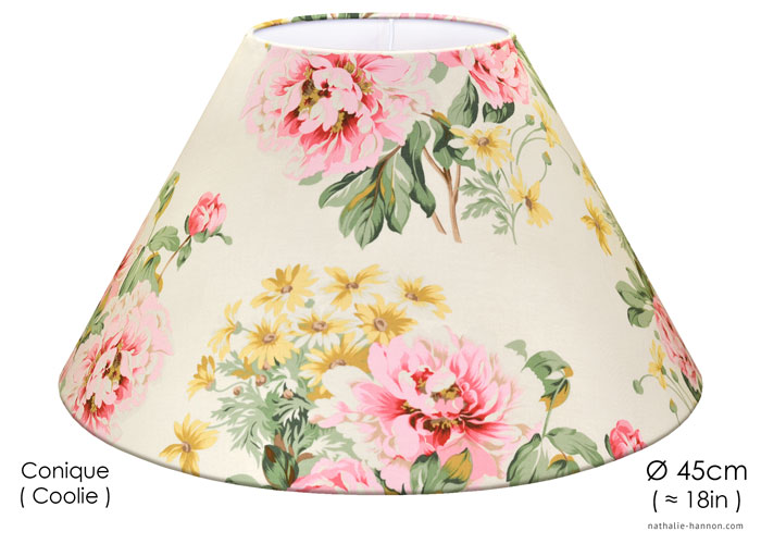 Lampshade Floral Yellow Decor