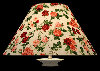 Lampshades Fresh Cut Roses