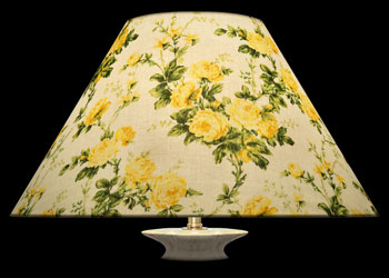 Lampshades Yellow Garden Roses