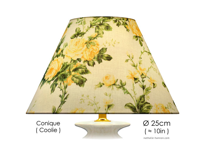 Lampshade Yellow Garden Roses