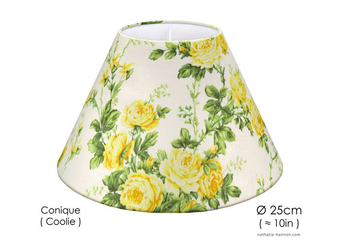 Lampshade Yellow Garden Roses