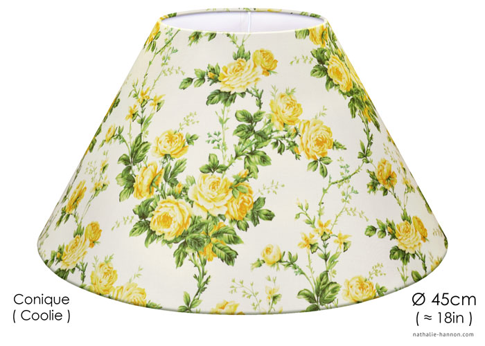 Lampshade Yellow Garden Roses