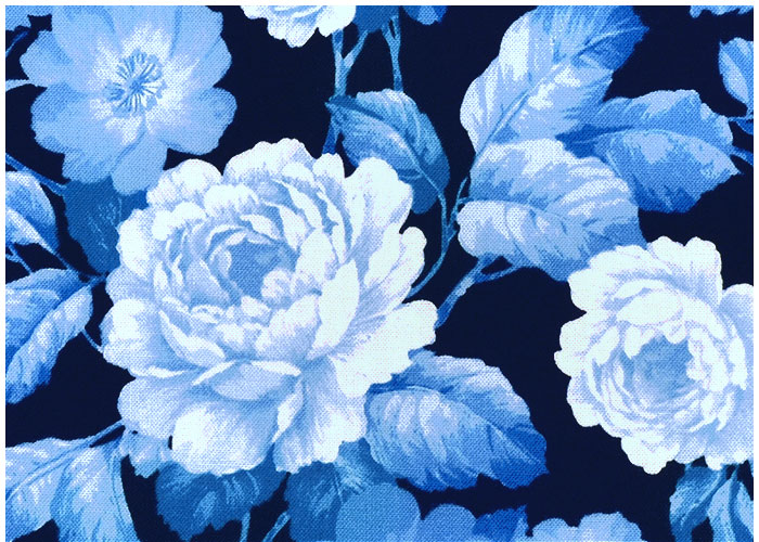 Lampshade Delft Blue Florals
