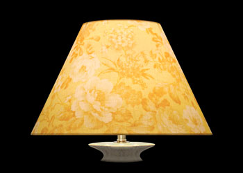 Lampshades Butter Yellow Florals
