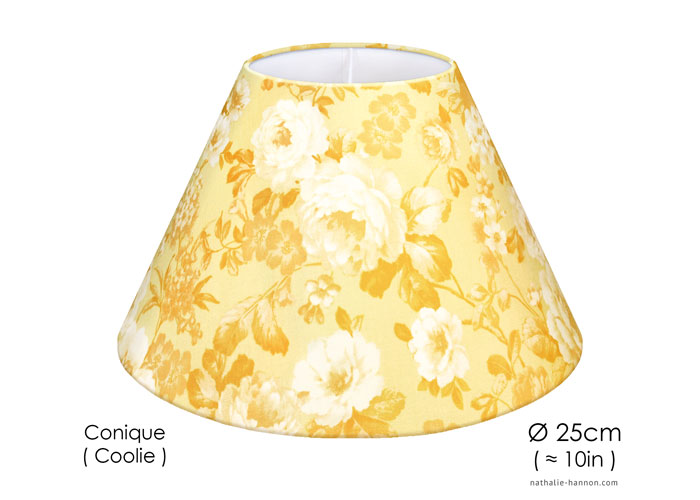 Abat-jour Butter Yellow Florals