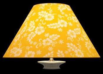 Lampshades Hibiscus Yellow