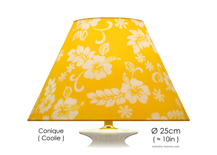 Lampshade Hibiscus Yellow