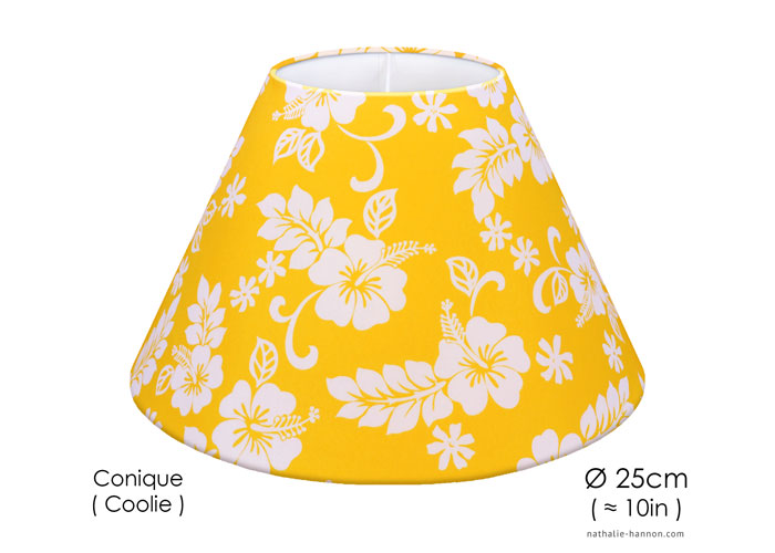 Lampshade Hibiscus Yellow