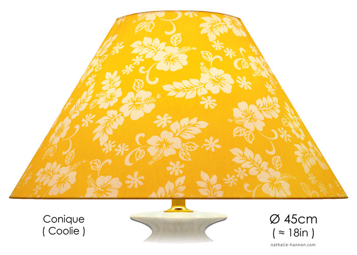 Lampshade Hibiscus Yellow