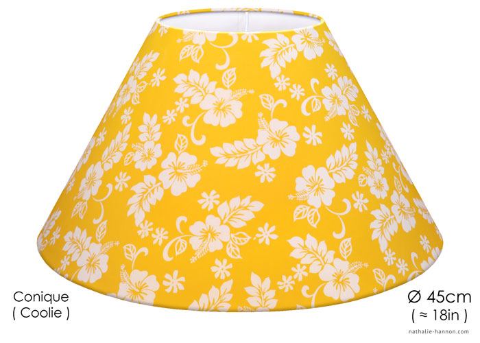 Lampshade Hibiscus Yellow