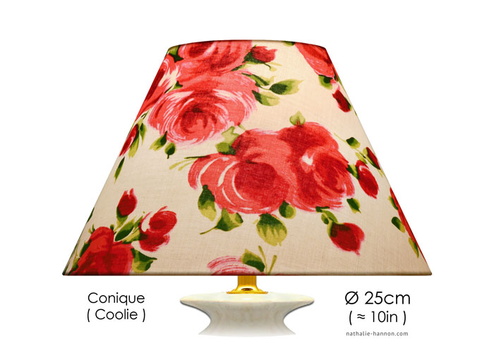 Lampshade Watercolor Roses