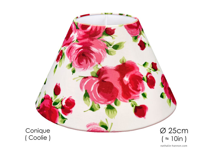 Lampshade Watercolor Roses