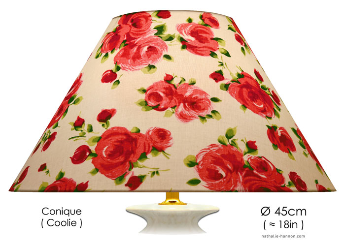 Lampshade Watercolor Roses