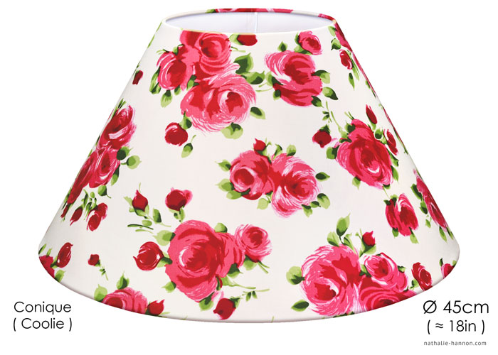 Lampshade Watercolor Roses