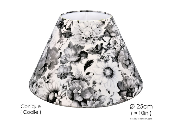 Lampshade Gray Vintage Florals