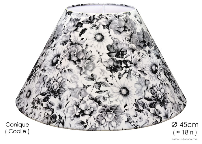 Abat-jour Gray Vintage Florals