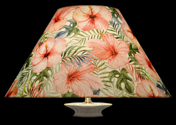 Lampshades Fleurs et Feuilles Tropicales