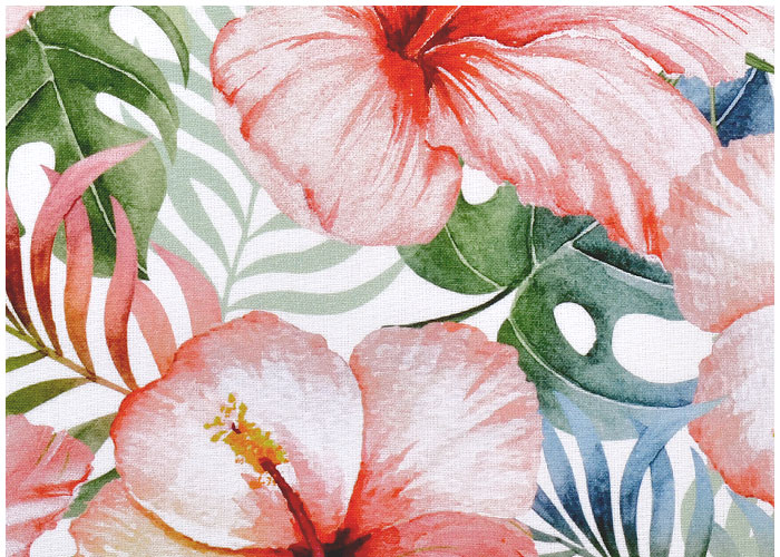 Fleurs et Feuilles Tropicales Lampshade Fleurs et Feuilles Tropicales