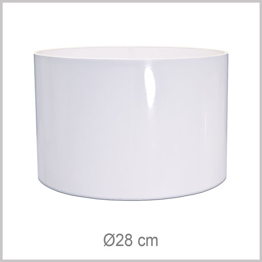 Medium Cylinder shaped lampshade with European fitter E27 for European lamp sockets