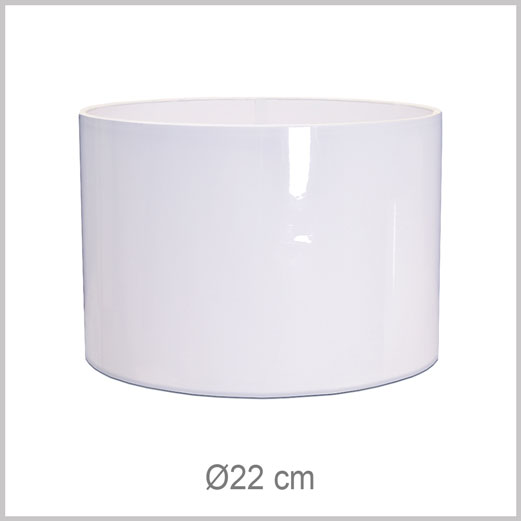 Small Cylinder shaped lampshade with European fitter E27 for European lamp sockets