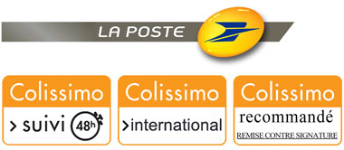 Nathalie Hannon Lampshades : LA POSTE shipping methods - tracking and registered