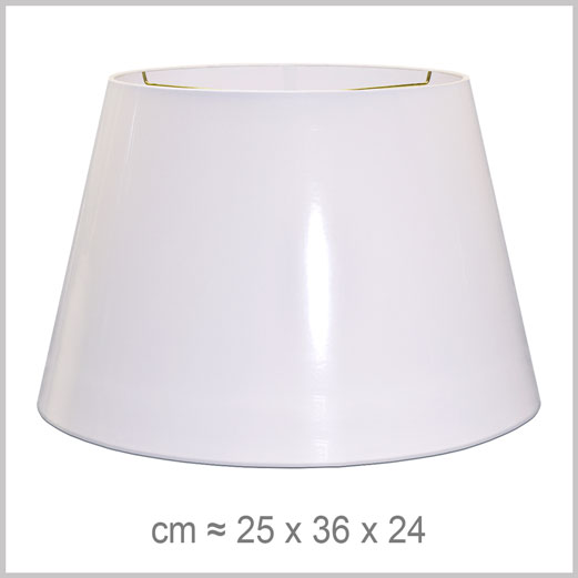 Large Drum shaped lampshade with an American spider fitter for harps