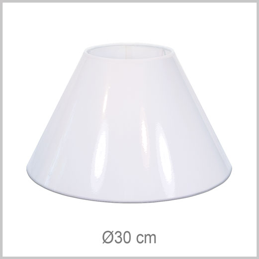 Small/Medium Coolie shaped lampshade with European fitter E27 for European lamp sockets