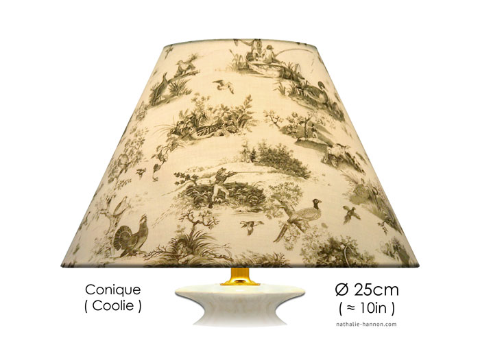 Lampshade Petite Toile Chasse - Vert