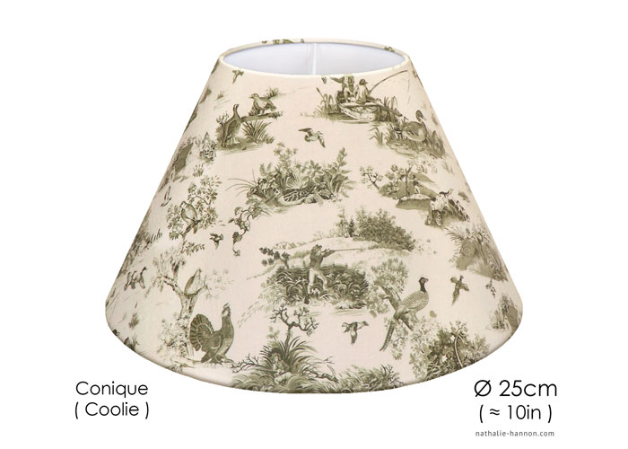 Lampshade Petite Toile Chasse - Vert