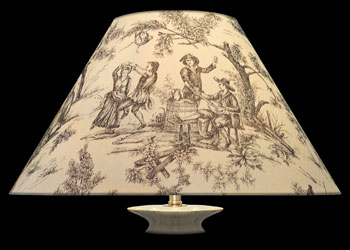 Lampshades Toile Village