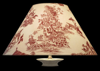 Abat-jour Japanese Toile - Red