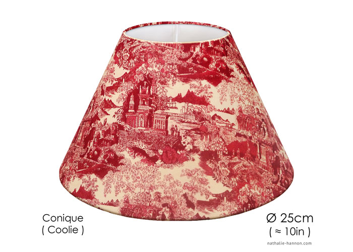 Abat-jour Small China Toile