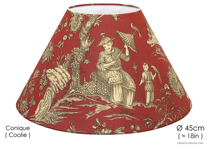 Abat-jour Chinese Toile