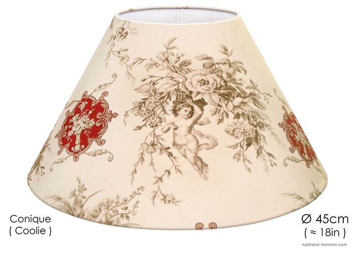 Lampshade Toile Bucolique Anges