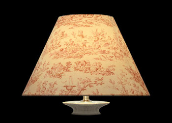 Lampshades Petite Toile Paysanne - Rouge